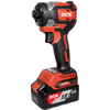 Гайковерт аккум DCK KDPL208EM 2*4А/ч, HEX-impact, 208нм, 3 скорости, подсветка