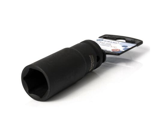 Головка торцевая глубокая ударная КОБАЛЬТ 1/2", 21 мм, Cr-Mo