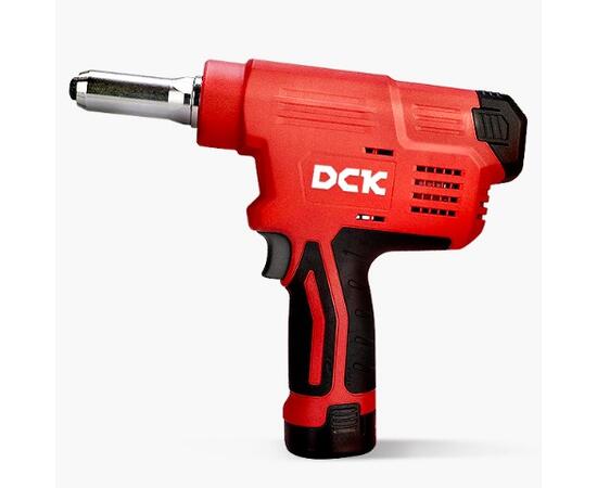 Заклепочник аккумуляторный DCK KDPM50EK, 2х2А/ч, 2,4-5,0мм, кейс