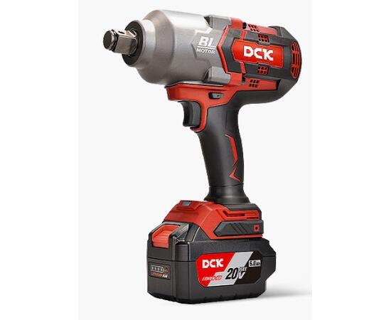 Гайковерт аккум ударный бесщеточный DCK KDPB998HK, 18В, 3/4 ", 2*6А/ч. 998НМ