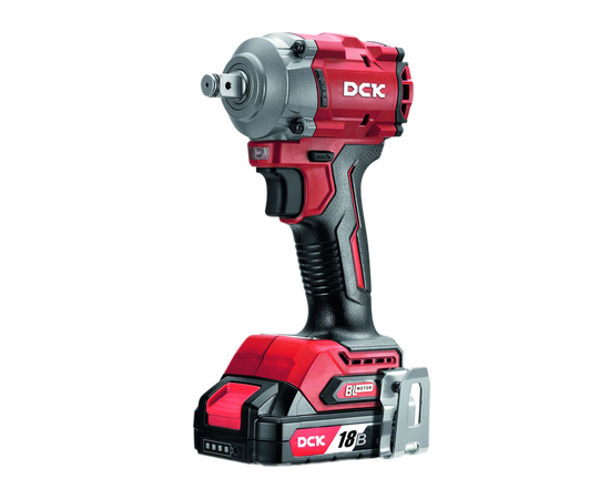 Гайковерт аккум ударный бесщеточный DCK KDPB358FK, 18В, 1/2 ", 2*5А/ч, 358нм