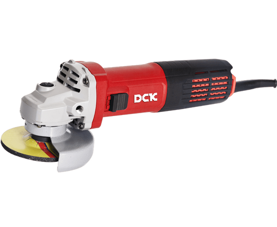 Машина шлифовальная угловая DCK KSM10-125, 1100Вт, 125мм, пылезащита, усиленые шестерни.