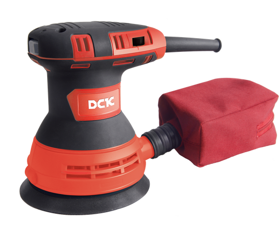 Машина шлифовальная эксцентриковая DCK KSA125, 300Вт, 125мм. регул. об.