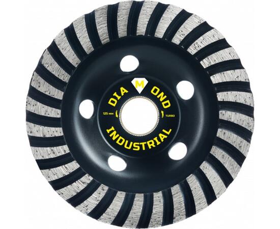 Чашка алмазная 125х22 турбо по бетону Diamond Industrial