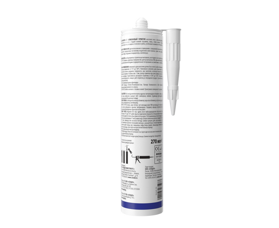 Герметик силиконовый SOUDAL-PROFIL санитарный белый (15 х 270 мл), изображение 2