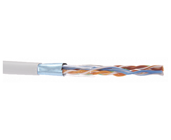Кабель связи витая пара F/UTP,серый кат.5E 4x2х0,51 (24AWG) solid, PVC, 305м, ITK