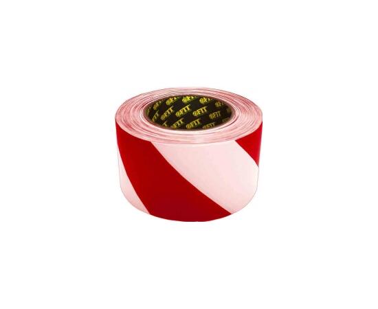 Лента сигнальная 75х200 м к/б