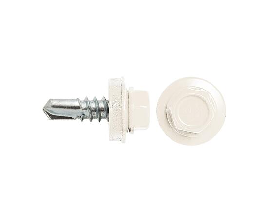 Саморез кровельный 4,8х35 RAL-9003 (4200 шт)