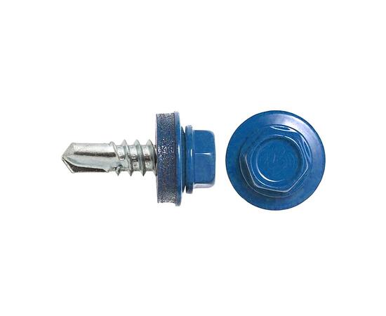 Саморез кровельный 4,8х35 RAL-5005 (250 шт)