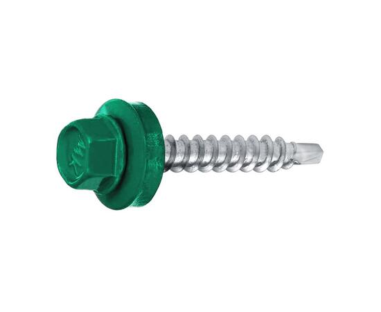 Саморез кровельный 4,8х35 RAL-6029 (250 шт)