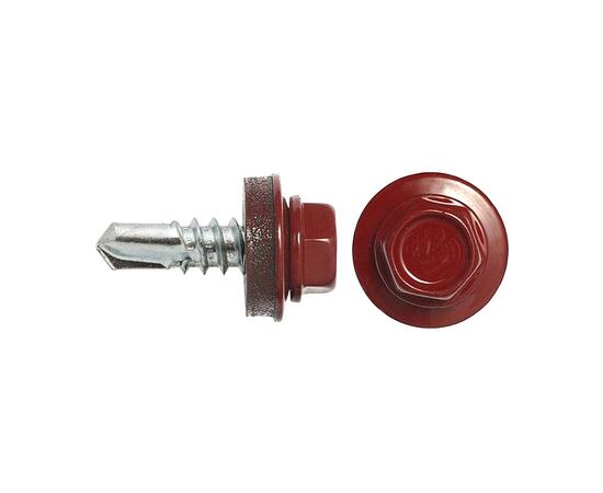 Саморез кровельный 5,5х19 RAL-3011 (70шт)