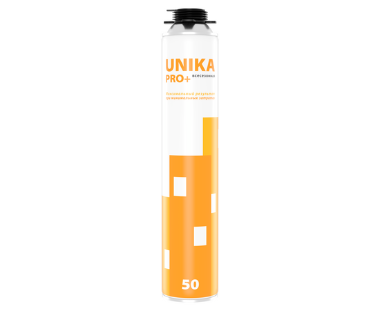 Пена монтажная UNIKA PRO+ всесезонная пистолетная (12 х 700мл)