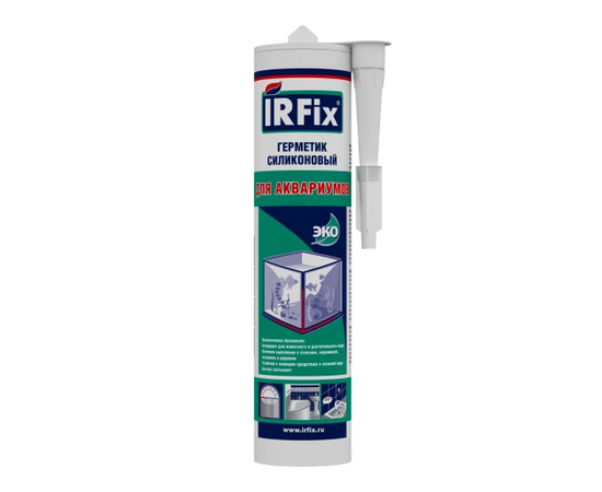 Герметик силиконовый IRFix для аквариумов прозрачный (12 х 310 мл)