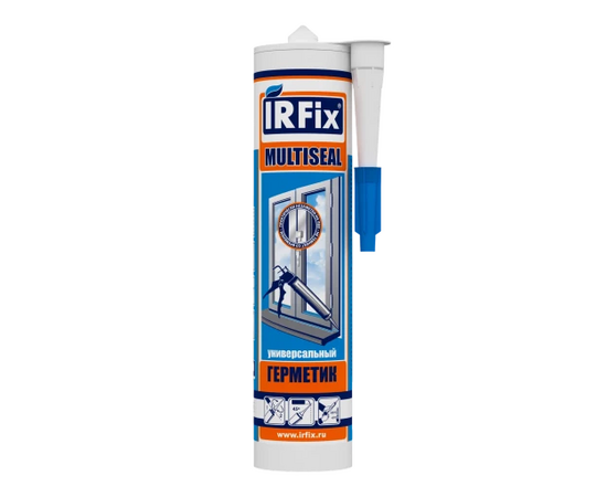 Герметик силиконизированный IRFix Multiseal универсальный белый (15 х 310 мл)