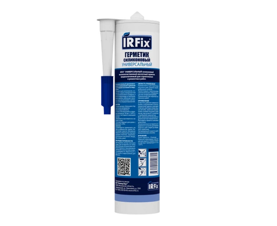 Герметик силиконовый IRFix Universa универсальный Белый, RAL 9010 (25 х 310 мл), изображение 2