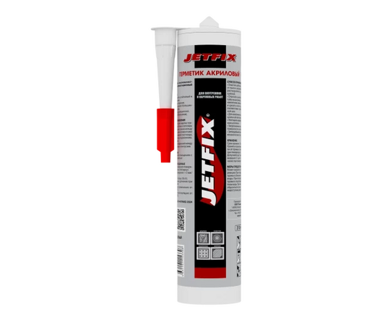 Герметик акриловый JETFIX белый (25 х 310 мл), изображение 2