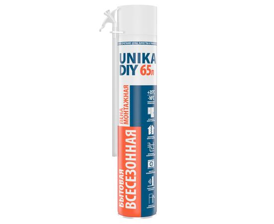 Пена монтажная UNIKA DIY 65 всесезонная стандарт (12 х 850 мл)