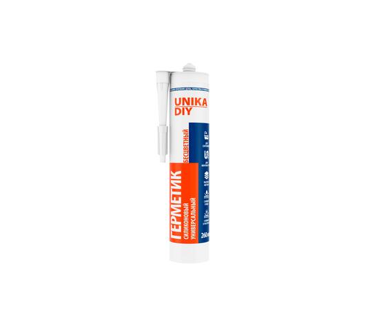 Герметик силиконовый UNIKA DIY универсальный прозрачный (24 х 260 мл)