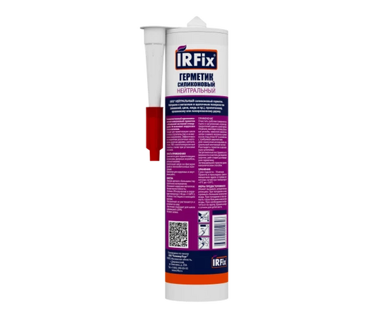 Герметик силиконовый IRFix NEUTRAL нейтральный белый (16 х 310 мл), изображение 2