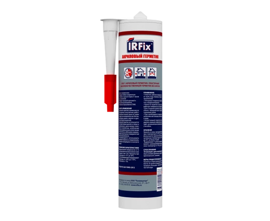 Герметик акриловый IRFix белый (25 х 310 мл), изображение 2
