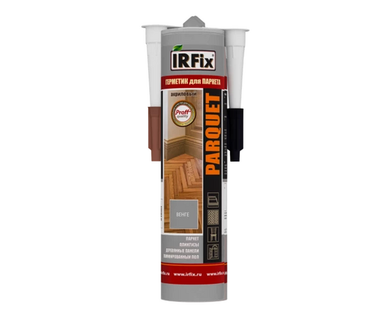 Герметик акриловый IRFix Parquet для паркета "Венге" (12 х 310 мл)